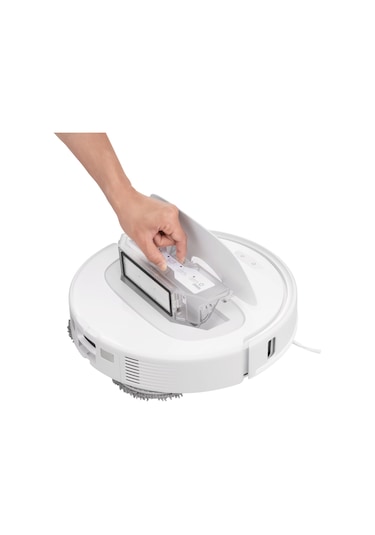 Roborock Q Revo S Çöp İstasyonlu Akıllı Robot Süpürge Beyaz