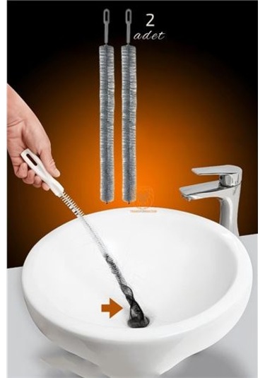 Modacar Mutfak Banyo Lavabo Gider Açma Fırçası 2 Adet