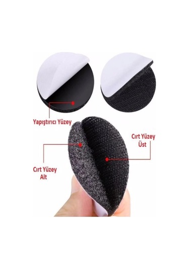 10 Adet Halı Kilim Minder Nevresim Örtü Kaydırmaz Cırt Bant Seti