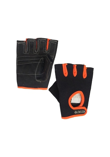 Delta Force Extra Halter, Body, Fitness Ve Ağırlık Eldiveni Turuncu Siyah - Turuncu