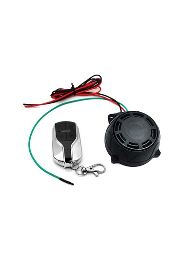 Yunboo 12v Motosiklet Antenksiyon Sistemi, 115-120db Sesli Alarm, 5 Seviye Hassasiyet Ayarı, Araç Arama Fonksiyonu, 1 Kumanda, Siyah