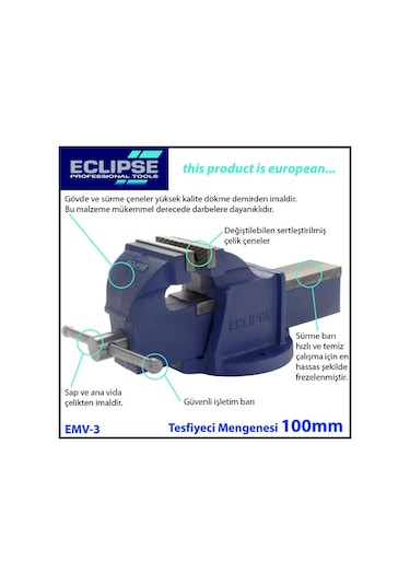 Eclipse Emv-3 Tesfiyeci Mengenesi 100 MM