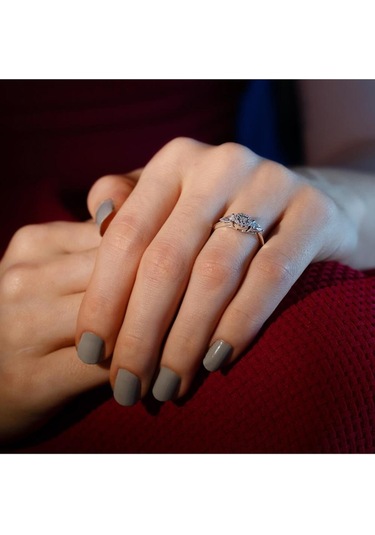 Keops Pırlanta Damla Kesim Pırlanta Fantezi Yüzük