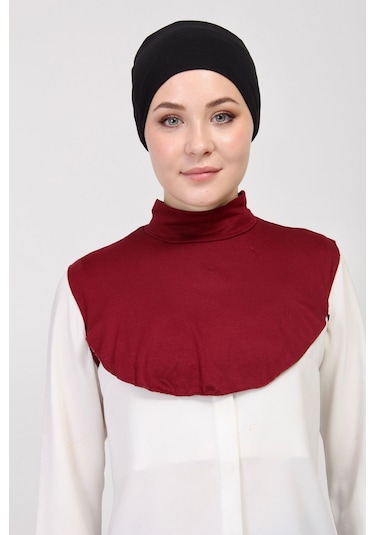 Düz Balıkçı Yakalı Kurtarıcı Boyunluk Bordo