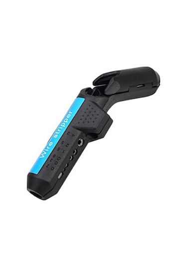 Tenfowee Profesyonel Kablo Soyma Pensesi - Elektrikçiler İçin Ergonomik Ve Çok Fonksiyonlu Siyah