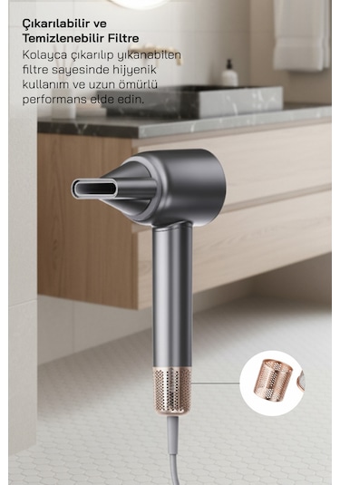 Sinbo Shd-1737 Bldc Saç Kurutma Makinesi-koyu Gri