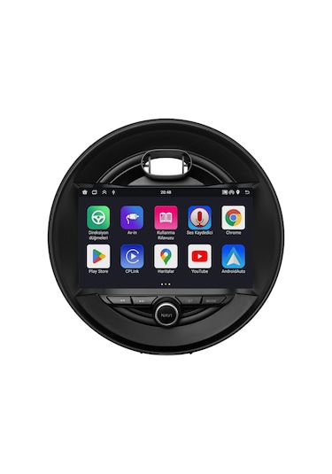 Mini Cooper Android Multimedya Sistemi 2013-2017 4gb Ram, 64gb Hafıza, Bluetooth, Carplay & Android Auto Kamera  9"