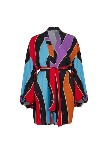 N23yn11075 Nocturne Kimono Varyant Çok Renkli