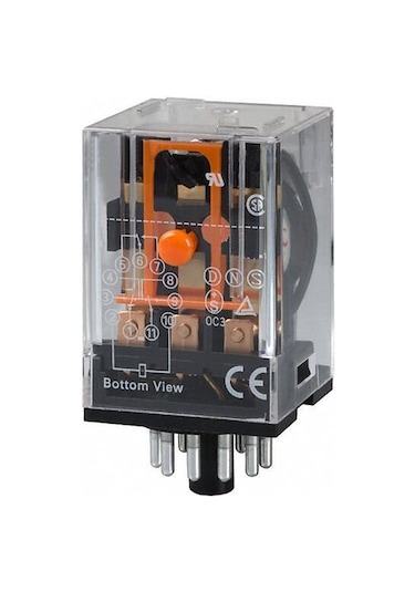 Momentum Röle 3 Kontak 11 Pin 10A Bobin:12VDC MRL-63006