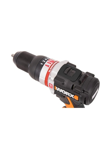 Worx WX-JCR 20Volt 2.0Ah Li-ion Çift Akülü Kömürsüz Profesyonel Darbeli Matkap Vidalama