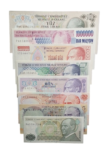 8 Adet Koleksiyon Kağıt Para Koleksiyon Başlangıç Setleri Sss3