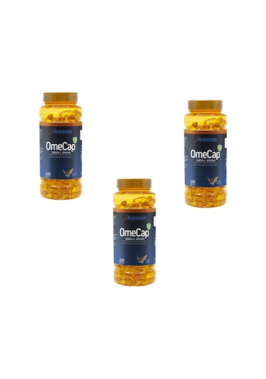 Avicenna Omecap Omega 3 3 x 200 Kapsül