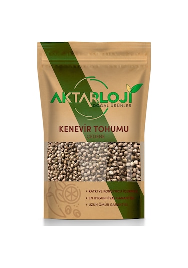 Çedene Kendir Kenevir Tohumu Kuş Yemi 2 Kg 1.kalite