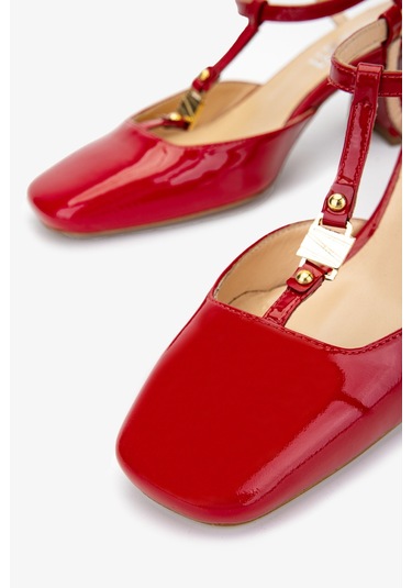 Valmenti Rachelle Kadın Kırmızı Hakiki Deri Topuklu Ayakkabı 613 27271 Bn Ayk Y24 KIRMIZI RUGAN