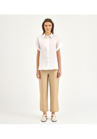 Karaca Kadın Comfort Fıt Gömlek-beyaz 12.25s.04.029 Beyaz