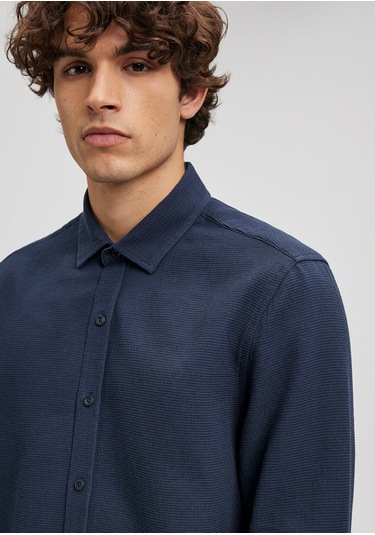 Mavi - Lacivert Gömlek 8810217-81583 Lacivert