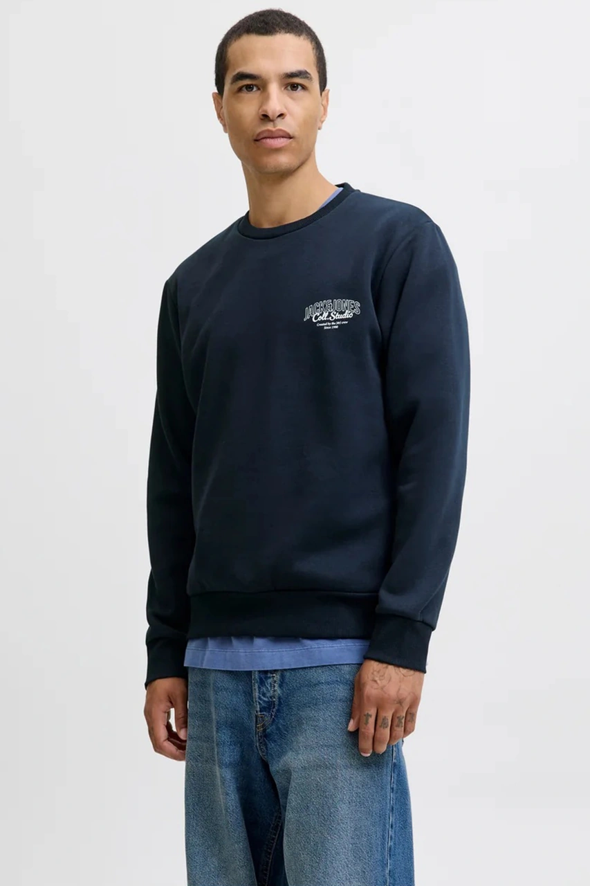 Jack & Jones Erkek Sweat 12278601 Lacivert Lacivert