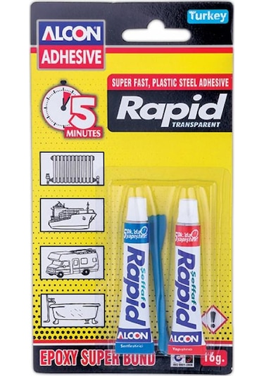 Alcon M2205 Rapid Plastik Çelik Yapıştırıcı 16G