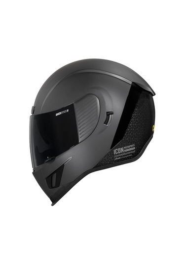 Icon Airform Counterstrike Mıps Kapalı Motosiklet Kaskı Mat Gümüş