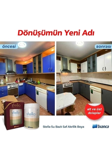 Stella Boya Antrasit Gri 1 Lt Diğer