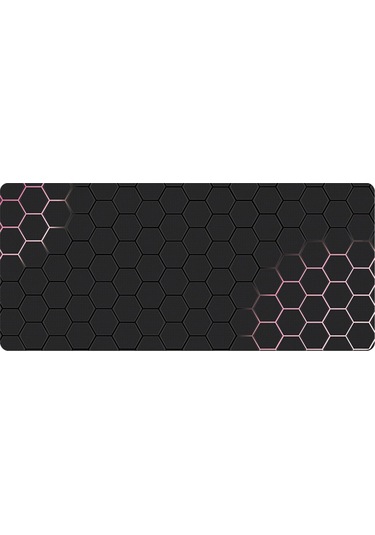 Cbtx 300x700x3mm Petek Desenli Büyük Mouse Pad Kaymaz Kauçuk Masaüstü Mat - Stil 2