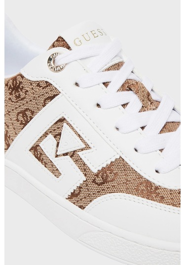 Guess Bayan Ayakkabı Fltnc2 Ele12 Whıbr Beyaz-kahve Beyaz-kahve