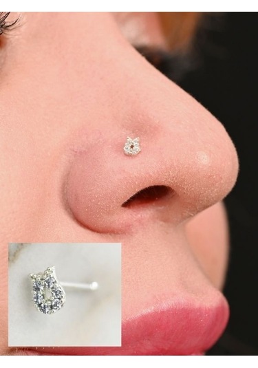 Lale Figür Zirkon Taşlı 925 Ayar Hızma-hızma37 Gümüş