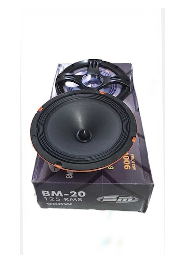 Boschmann Bm-20 Midrange 20cm 900 Watt 125 Rms 2 Adet