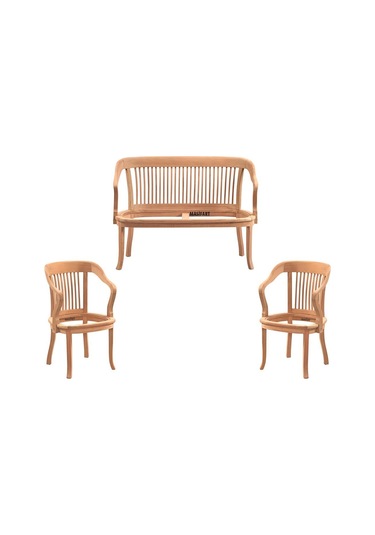 Masifart Innoke Senyör Çay Takımı Cilasız Ham Diğer