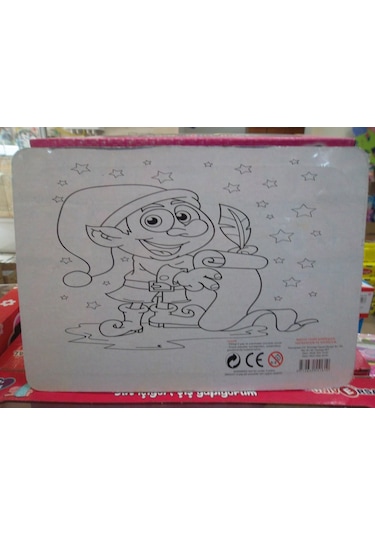 42 Parça Karton Puzzle Arkası Boyamalı 2 Adet