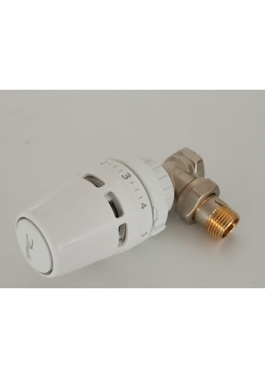Danfoss Köşe Termostatik Vana Set - Yeni Tip