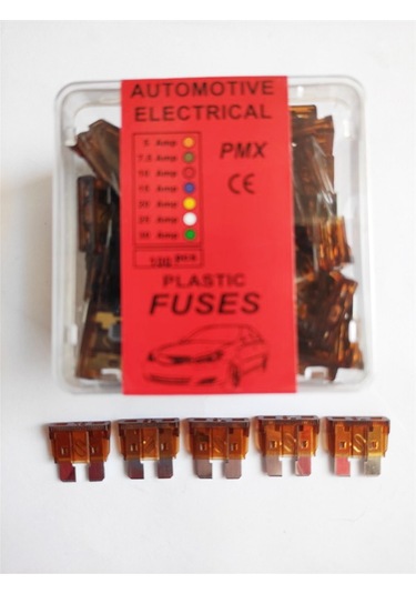 7,5 Amper Yassı Bıçak Sigorta 100,lü Paket