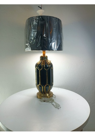 Vitale Tulipe Siyah Abajur Ay.vtl-0009 Altın - Siyah