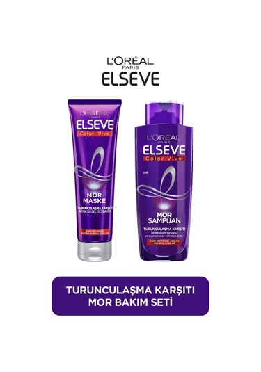 Turunculaşma Karşıtı Mor Bakım Seti pkttrnclmkrsmrbkmset-7793 Boyalı