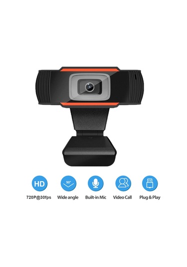 Geeksen 720p Hd Usb Webcam, Mikrofonlu, Plug&play, Bilgisayar İçin Dışarıdaki Kamera, Gürültü Azaltma Teknolojisi