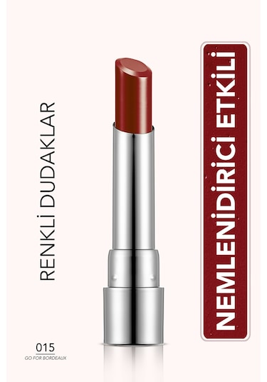 Flormar Nemlendirici Parlak Ruj 015 Go For Bordeaux