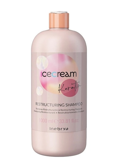 Inebrya Ice Cream Keratin Restructuring Şampuan 1 L