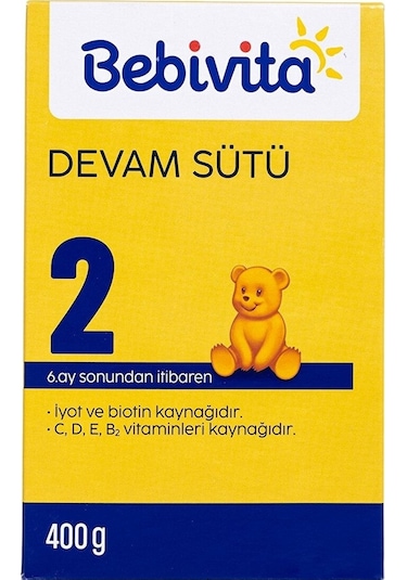 Bebivita 2 Bebek Sütü 400 G
