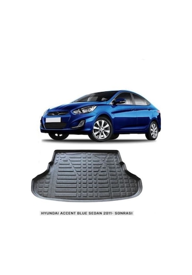 2015 Hyundai Accent Blue Bagaj Havuzu Kokusuz Kauçuk