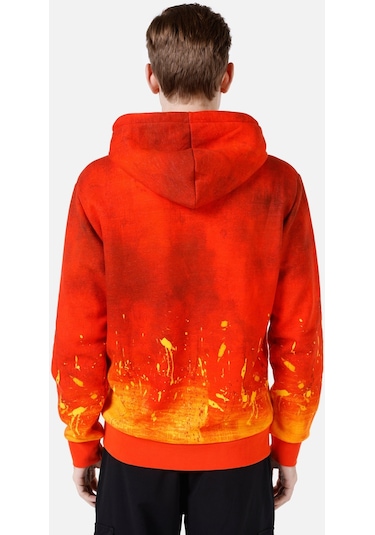 Colin's Colins Regular Fit Baskılı Turuncu Erkek Sweatshirt Cl1066979 Turuncu