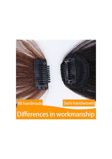 Cbtx Sahte Klip Postiş Sentetik Saç Jet-siyah