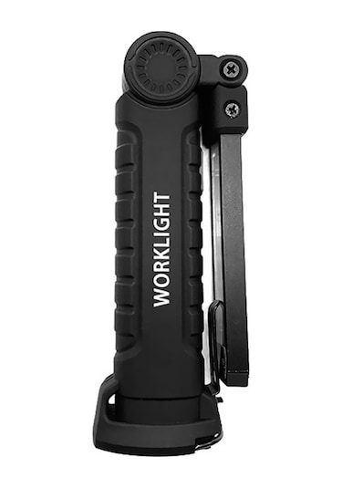 Neevoyu Usb Şarjlı Katlanabilir Döner Led El Feneri - 5 Modlu, Manyetik Tabanlı, Kamp & Acil Durum Işığı Çok Renkli