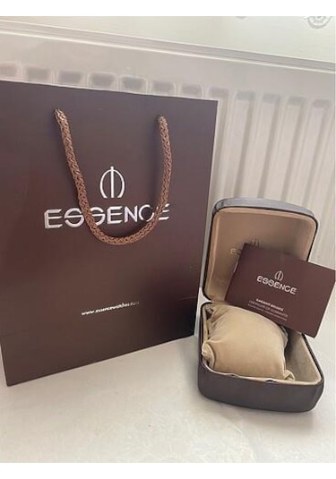 Essence Vintage Seri Küçük Kasa Çelik Kararma Renk Atma Yapmaz Kadın Kol Saat+bileklik Bd1222.120 Sarı