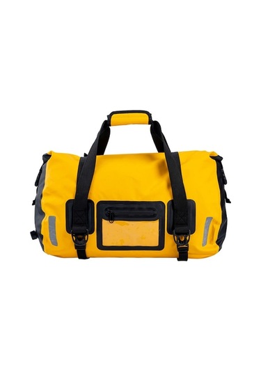 Su Geçirmez Motosiklet Arka Koltuk Çantası Büyük Kapasiteli Motosiklet Çantası Evrense Sarı Sarı