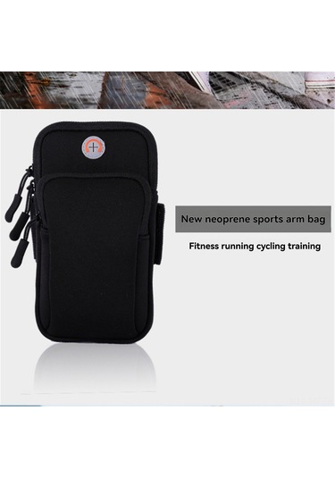 Mufunye Su Geçirmez Spor Kol Çantası - Koşu, Bisiklet, Kamp İçin Evrensel Telefon Koruması Yeşil Yeşil