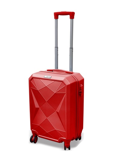 Coral High Diamond Abs Kırmızı 3'lü Valiz Seti 16620 Kırmızı