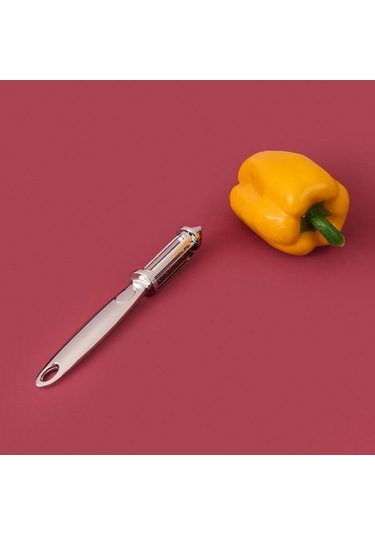 Tohana Çift Bıçaklı Yan Soyacak - Gümüş - 18 Cm Gümüş