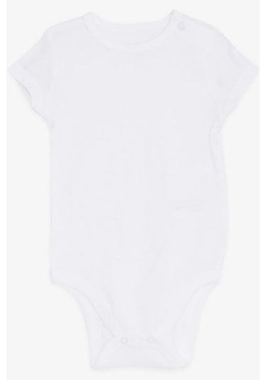 Breeze Bebek Çıtçtılı Body Düz Renk 9 Ay-3 Yaş, Ekru-ekru Ekru