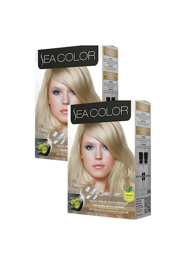 Sea Color 0.1 Platin Sarı Saç Boyası 2 x 100 ML
