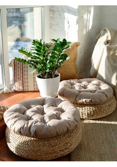 Bio-line Askılı Kumbara Ve Salıncak İçin Yastık 60x60 Cm 144268912 Bej